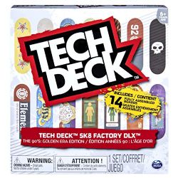 TECH DECK - ENS PLANCHES À ROULETTES À DOIGTS - SK8 FACTORY GOLDEN ERA DELUXE